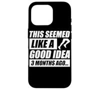 Custodia per iPhone 16 Pro This seemed like a good idea jogging corridore divertente