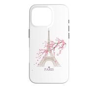 Custodia per iPhone 16 Pro Torre Eiffel di Parigi il segno dell'amore Francia Casa parigina