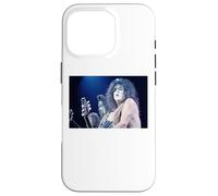 Custodia per iPhone 16 Pro Tour mondiale dei KISS Paul Stanley e Gene Simmons Alive 1996