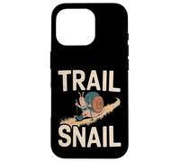 Custodia per iPhone 16 Pro Trail Snail - Divertente gioco di parole