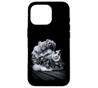 Custodia per iPhone 16 Pro Treno a vapore che ruggisce nella notte
