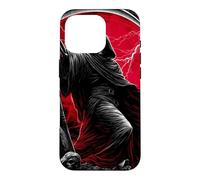 Custodia per iPhone 16 Pro Tristo Mietitore Falce Angeli Caduti Dark Gothic Horror Art