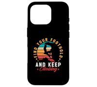 Custodia per iPhone 16 Pro Trova il tuo punto d'appoggio e continua a scalare Rock Boulder Vintage