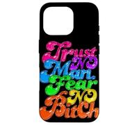 Custodia per iPhone 16 Pro Trust No Man Fear NoOne - Design audace