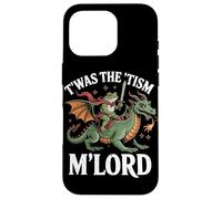 Custodia per iPhone 16 Pro Twas The Tism M'Lord Frog Dragon Rider Fantasy Medievale