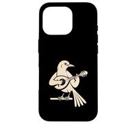 Custodia per iPhone 16 Pro Uccello acustico che suona banjo mandolino musica