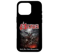 Custodia per iPhone 16 Pro Ufficiale Saxon Hell Fire Heavy Metal band
