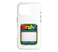 Custodia per iPhone 16 Pro Ultimi giorni di scuola Autograph Ultimo Scuola Outfit Classroom
