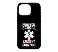 Custodia per iPhone 16 Pro Umorismo EMS per studenti sopravvissuti della scuola paramedica