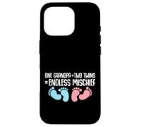 Custodia per iPhone 16 Pro Un nonno due gemelli Endless Mischief Twin Nonno