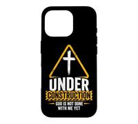 Custodia per iPhone 16 Pro Under Construction: God is Not Done With Me Yet - Christian