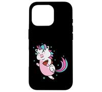 Custodia per iPhone 16 Pro Unicorno che gioca a rugby o