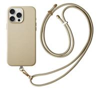 Custodia per iPhone 16 Pro UNIQ con ricarica magnetica, colore crema