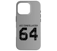 Custodia per iPhone 16 Pro USS Constellation CV-64 - Portaereo stile invecchiato