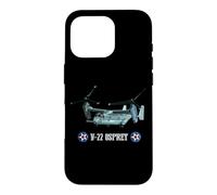 Custodia per iPhone 16 Pro V/STOL aereo militare americano V22 Osprey