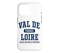 Custodia per iPhone 16 Pro Valle della Loira Francia Valle dei Mille Castelli Stampa Navy