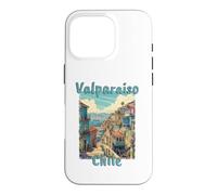 Custodia per iPhone 16 Pro Valparaiso Cile Vintage Costiera Viaggio Vacanza Vacanza
