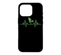 Custodia per iPhone 16 Pro Vegetariano vegano HeartBeat vegetariano a base vegetale