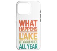 Custodia per iPhone 16 Pro Vintage Cosa Succede Al Lago Tutto L'anno Ride