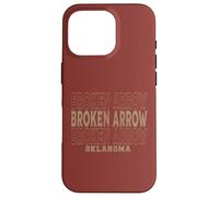 Custodia per iPhone 16 Pro Vintage Freccia Rotta Oklahoma