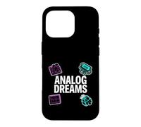 Custodia per iPhone 16 Pro Vintage Synth Audio Engineer Analog Dreams