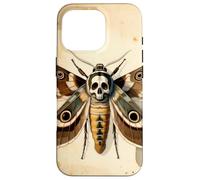 Custodia per iPhone 16 Pro Vintage Testa di Morte Hawkmoth Entomologia Scientifica Arte