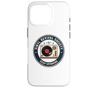 Custodia per iPhone 16 Pro Vinyl Revival Society Giradischi Musica Giradischi