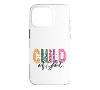 Custodia per iPhone 16 Pro Vivace design con lettere stellate e fede cristiana