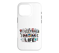 Custodia per iPhone 16 Pro Volleyball Mom Life Volleyball Mama Team Mom Gift