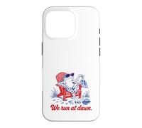 Custodia per iPhone 16 Pro We Run At Dawn Frog Divertente