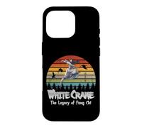 Custodia per iPhone 16 Pro White Crane/L'eredità di Fang Chi/Manga Style Design