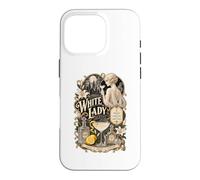 Custodia per iPhone 16 Pro White Lady - Elegante cocktail di mezzanotte