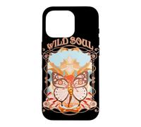 Custodia per iPhone 16 Pro Wild Soul Farfalla Mistico Retro Art