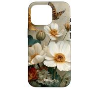 Custodia per iPhone 16 Pro Wildflower Butterfly Floral Botanical Nature Flower Vintage