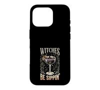 Custodia per iPhone 16 Pro Witches Be Sippin Halloween Cocktail Strega Party