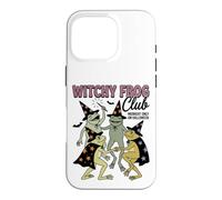 Custodia per iPhone 16 Pro Witchy Frog Club Midnight Only On Halloween Frog Coven