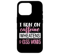 Custodia per iPhone 16 Pro Womens Caffiene & Words Wheaten Terrier Dog Lover