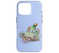 Custodia per iPhone 16 Pro Womens Girls Cottagecore Magical Frog Toad Snail Goblincore