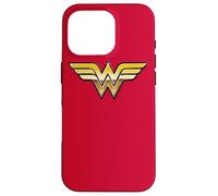 Custodia per iPhone 16 Pro Wonder Woman Golden Logo