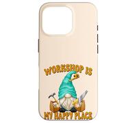 Custodia per iPhone 16 Pro Woodworker Funny Saying Woodworking Gnome For Carpenters