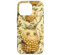 Custodia per iPhone 16 Pro Yellow Corn On The Cob Decor For Girls And Farmer Whimsical