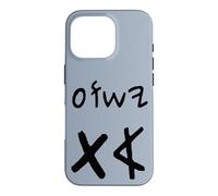 Custodia per iPhone 16 Pro Yeshua Aleph Tav Gesù Primo Ultimo in Ebraico Paleo (nero)