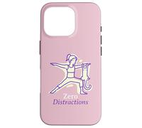 Custodia per iPhone 16 Pro Yoga Pose Cat Lover Illustration | Zero Distractions
