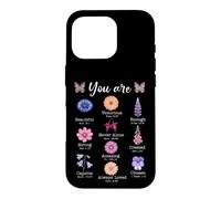 Custodia per iPhone 16 Pro You Are Flower Beautiful Christian Religious Bible Verse