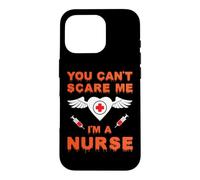 Custodia per iPhone 16 Pro You Can't Scare Me I'm A Nurse Funny Halloween Costume