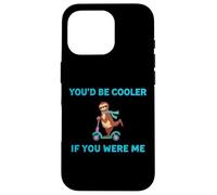 Custodia per iPhone 16 Pro You'd Be Cooler If You Were Me - Monopattino divertente con bradipo