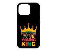 Custodia per iPhone 16 Pro Young King African American Black History Juneteenth