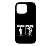 Custodia per iPhone 16 Pro Your Dad My Dad Lineman Electrician Electrical Lineworker