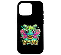 Custodia per iPhone 16 Pro Zom-Bee Carino Halloween Creepy Zombie Bee Cartoon
