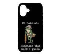 Custodia per iPhone 16 Procrastinare Frog Baker qualche volta questa settimana